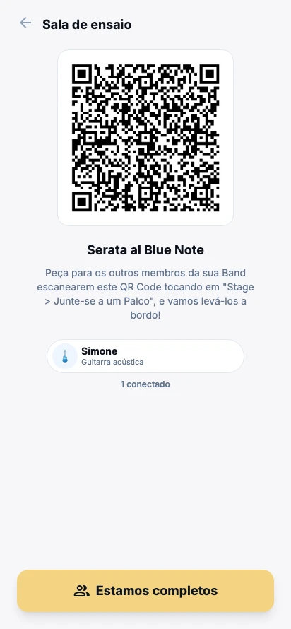 Sincronize sua banda